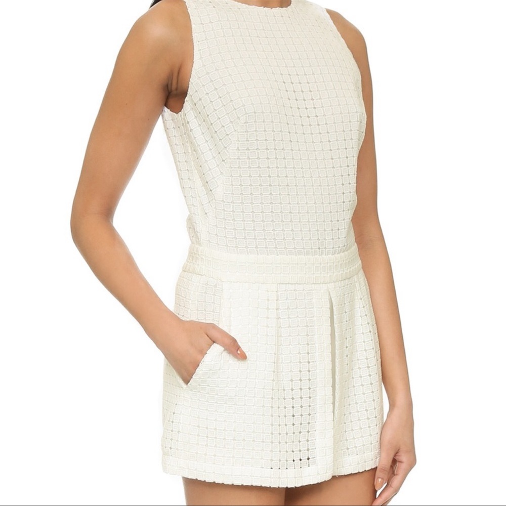 Club Monaco Cream Romper